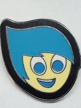 DISNEY Pin Trading ~ Inside Out/Joy Face ~ Booster Pin ~ 2015 ~ P27